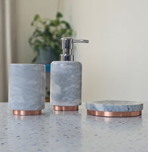 Load image into Gallery viewer, Marble Bathroom Bottle Grey
