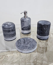 Load image into Gallery viewer, Marble Gargle Cup Black
