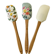 Load image into Gallery viewer, Floral spatulas for the shabby chic and country cottage kitchen, buy now at Vivre, Nelson, NZ
