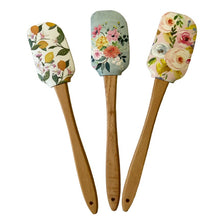 Load image into Gallery viewer, Floral spatulas for the shabby chic and country cottage kitchen, buy now at Vivre, Nelson, NZ
