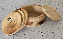 Load image into Gallery viewer, Product photo 1 of Round Wooden Coasters Set with Storage Holder
