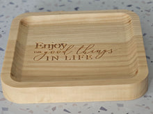 Load image into Gallery viewer, photo 3 of Engraved Wooden Tray
