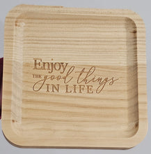 Load image into Gallery viewer, photo of Engraved Wooden Tray
