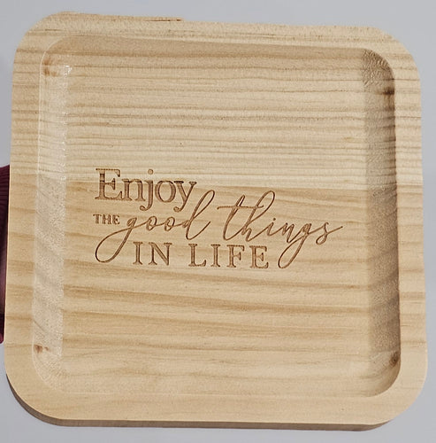 photo of Engraved Wooden Tray