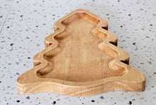 Load image into Gallery viewer, photo 3 of Christmas Tree-Shaped Wooden Serving Tray
