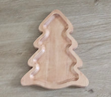 Load image into Gallery viewer, photo 4 of Christmas Tree-Shaped Wooden Serving Tray
