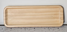 Load image into Gallery viewer, Natural Wooden Rectangular Tray – Modern Minimalist Organizer
