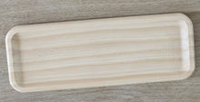Load image into Gallery viewer, Natural Wooden Rectangular Tray – Modern Minimalist Organizer
