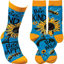 Load image into Gallery viewer, Fun funky socks, knee high and crew, for when you want socks with attitude, buy now at Vivre, Nelson, NZ. Great practical and attractive gift idea.
