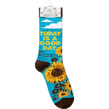 Load image into Gallery viewer, Fun funky socks, knee high and crew, for when you want socks with attitude, buy now at Vivre, Nelson, NZ. Great practical and attractive gift idea.
