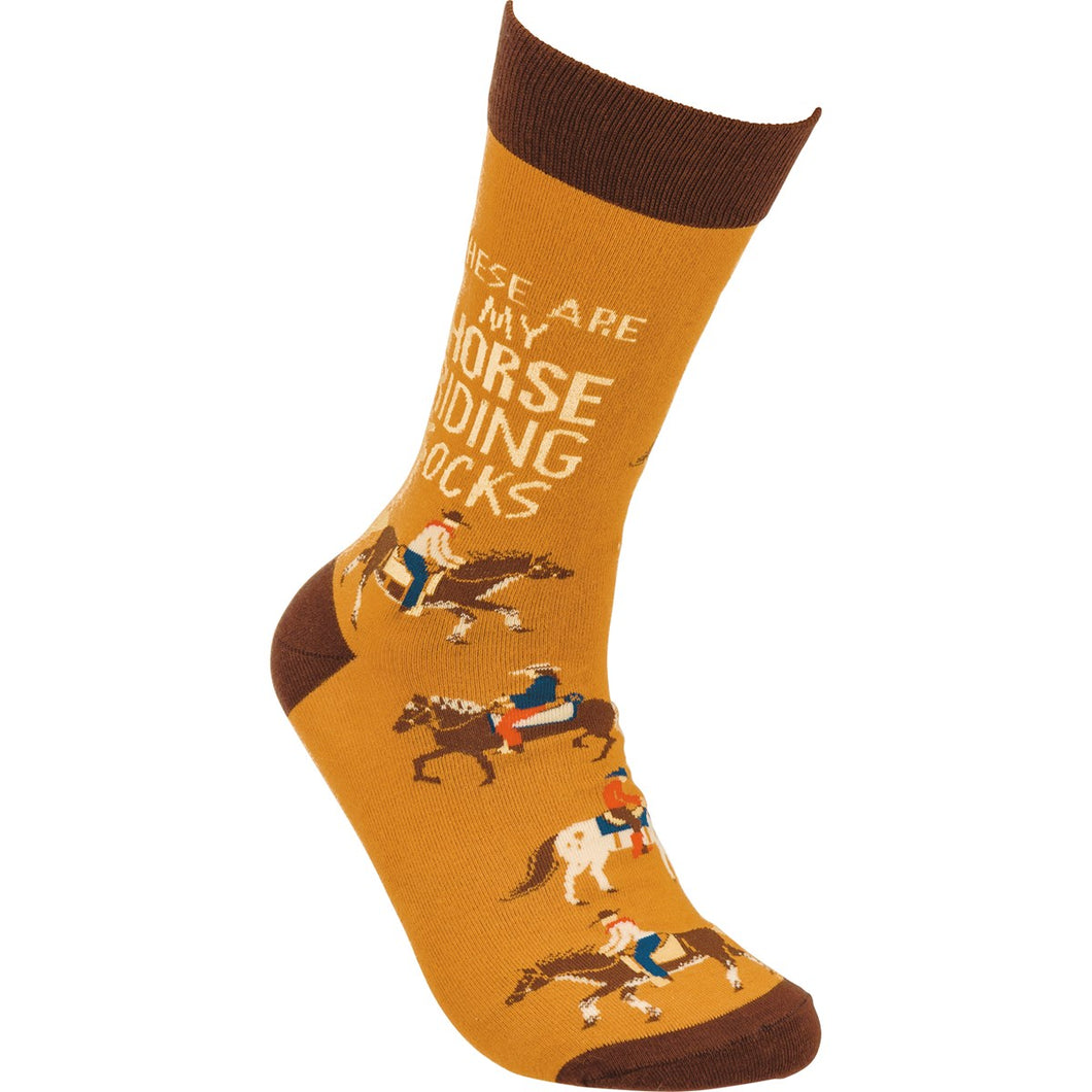 These are my horse riding socks, fun socks with attitude at Vivre, Nelson, NZ