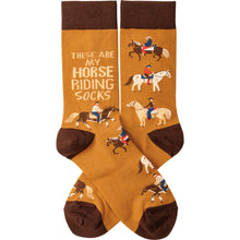 Load image into Gallery viewer, These are my horse riding socks, fun socks with attitude at Vivre, Nelson, NZ
