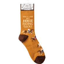 Load image into Gallery viewer, These are my horse riding socks, fun socks with attitude at Vivre, Nelson, NZ
