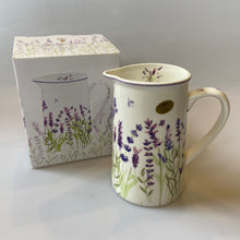 Load image into Gallery viewer, Lavender Fine China Jug, buy now at Vivre, Nelson, NZ, lavender socks, spoon rests, mugs
