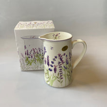 Load image into Gallery viewer, Lavender Fine China Jug, buy now at Vivre, Nelson, NZ, lavender socks, spoon rests, mugs
