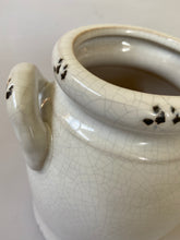 Load image into Gallery viewer, shabby chic country cottage styled white crock, buy now at Vivre, Nelson, NZ
