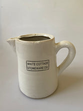 Load image into Gallery viewer, shabby chic country cottage styled stoneware pitcher, buy now at Vivre, Nelson, NZ
