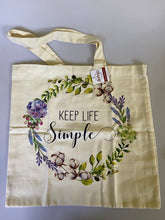 Load image into Gallery viewer, Cotton Tote Bag Keep Life Simple buy now at Vivre, Nelson, NZ
