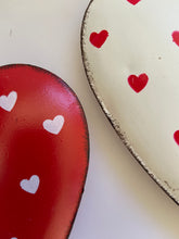 Load image into Gallery viewer, White and Red Heart Hanging Heart buy now at Vivre, Nelson, NZ
