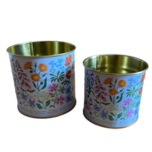 Load image into Gallery viewer, Wild Flowers Storage Tins browse our range of floral homewares at Vivre, Nelson, NZ

