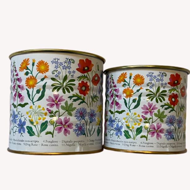 Wild Flowers Storage Tins browse our range of floral homewares at Vivre, Nelson, NZ
