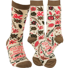 Load image into Gallery viewer, Fun funky socks, knee high and crew, for when you want socks with attitude, buy now at Vivre, Nelson, NZ. Great practical and attractive gift idea.
