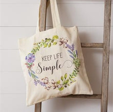Load image into Gallery viewer, Cotton Tote Bag Keep Life Simple buy now at Vivre, Nelson, NZ

