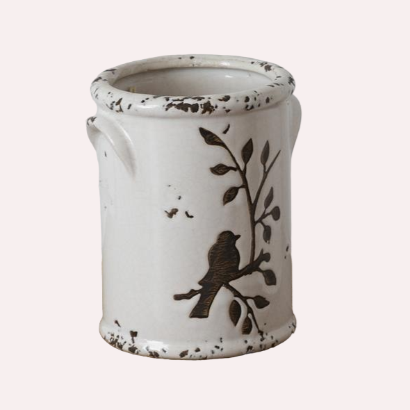 Birds and Branches Crock