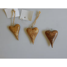 Load image into Gallery viewer, Mini tapered chunky wooden heart, buy now at Vivre, Nelson, NZ
