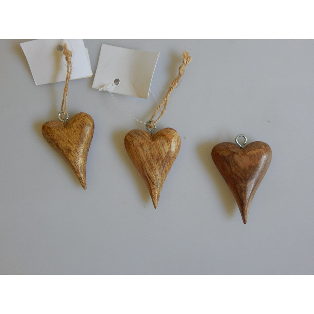 Mini tapered chunky wooden heart, buy now at Vivre, Nelson, NZ
