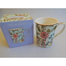 Load image into Gallery viewer, William Kilburn floral design fine china mug, buy now at Vivre, Nelson, NZ
