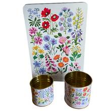 Load image into Gallery viewer, Wild Flowers Storage Tins browse our range of floral homewares at Vivre, Nelson, NZ
