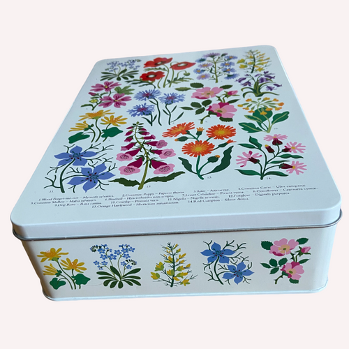 Wild Flowers Biscuit Tin buy now at Vivre, Nelson, NZ browse our range of floral homewares