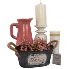 Load image into Gallery viewer, Jardin Metal Planter French shabby chic buy now at Vivre, Nelson, NZ
