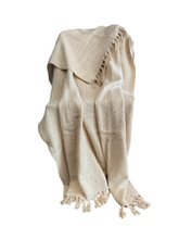 Load image into Gallery viewer, Handwoven cotton throw buy now at Vivre, Nelson, NZ
