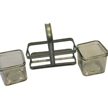 Load image into Gallery viewer, Square Vases in Metal Frame
