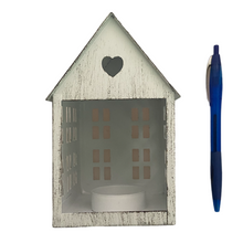 Load image into Gallery viewer, Tealight house buy now at Vivre, Nelson, NZ for all shabby chic lovers

