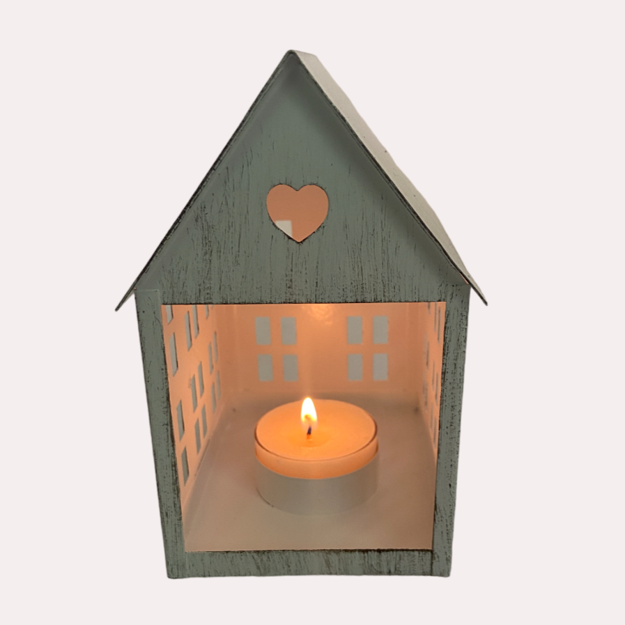 Tealight house buy now at Vivre, Nelson, NZ for all shabby chic lovers