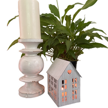 Load image into Gallery viewer, Tea light house buy now at Vivre, Nelson, NZ for all shabby chic lovers
