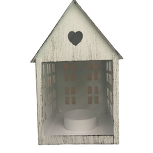 Load image into Gallery viewer, Tealight house buy now at Vivre, Nelson, NZ for all shabby chic lovers
