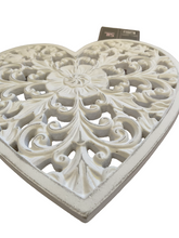 Load image into Gallery viewer, White Heart Wall Plaque buy now at Vivre, Nelson, NZ

