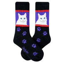 Load image into Gallery viewer, Cat and kitty lovers everywhere will love these fun funky socks, buy now at Vivre, Nelson, NZ
